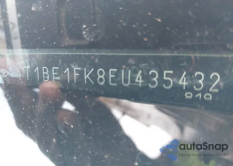 2014 Toyota Camry Le z USA, uszkodzony, nr VIN 4T1BF1FK8EU435432